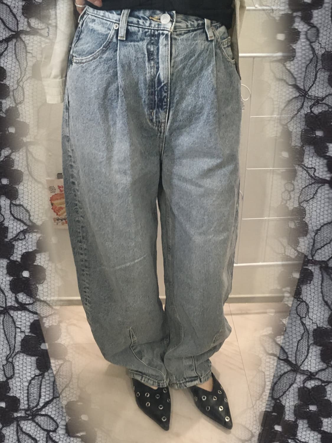 jpn vintage pintuck denim pants 상품이미지2