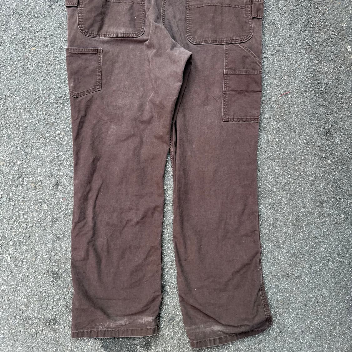 칼하트 더블니 오버롤 브라운 상품이미지5