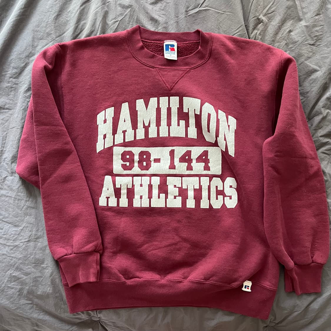 M러셀 애슬레틱 스웻셔츠 버건디 빈티지 상품이미지1