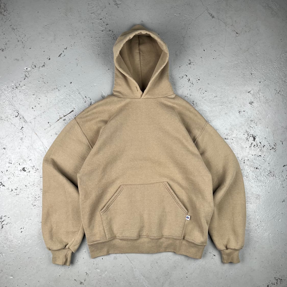 빈티지 러셀 애슬래틱 후드 탄 상품이미지2
