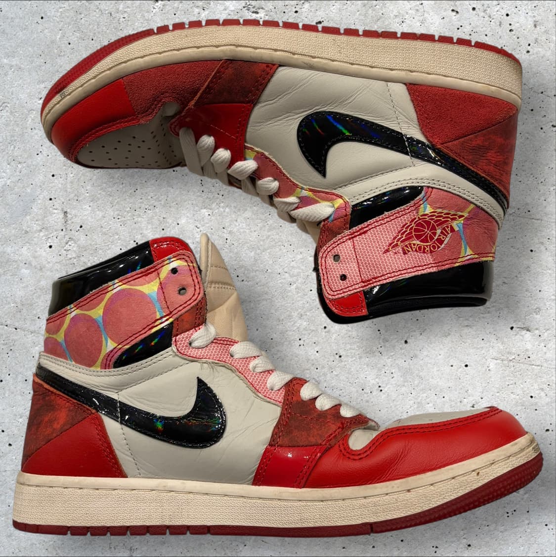 [270] 나이키 에어 조던 1 스파이더맨 하이 OG 레드 상품이미지2