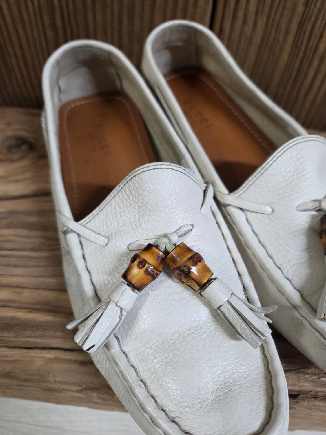 구찌 화이트 드라이빙 로퍼 상품이미지2