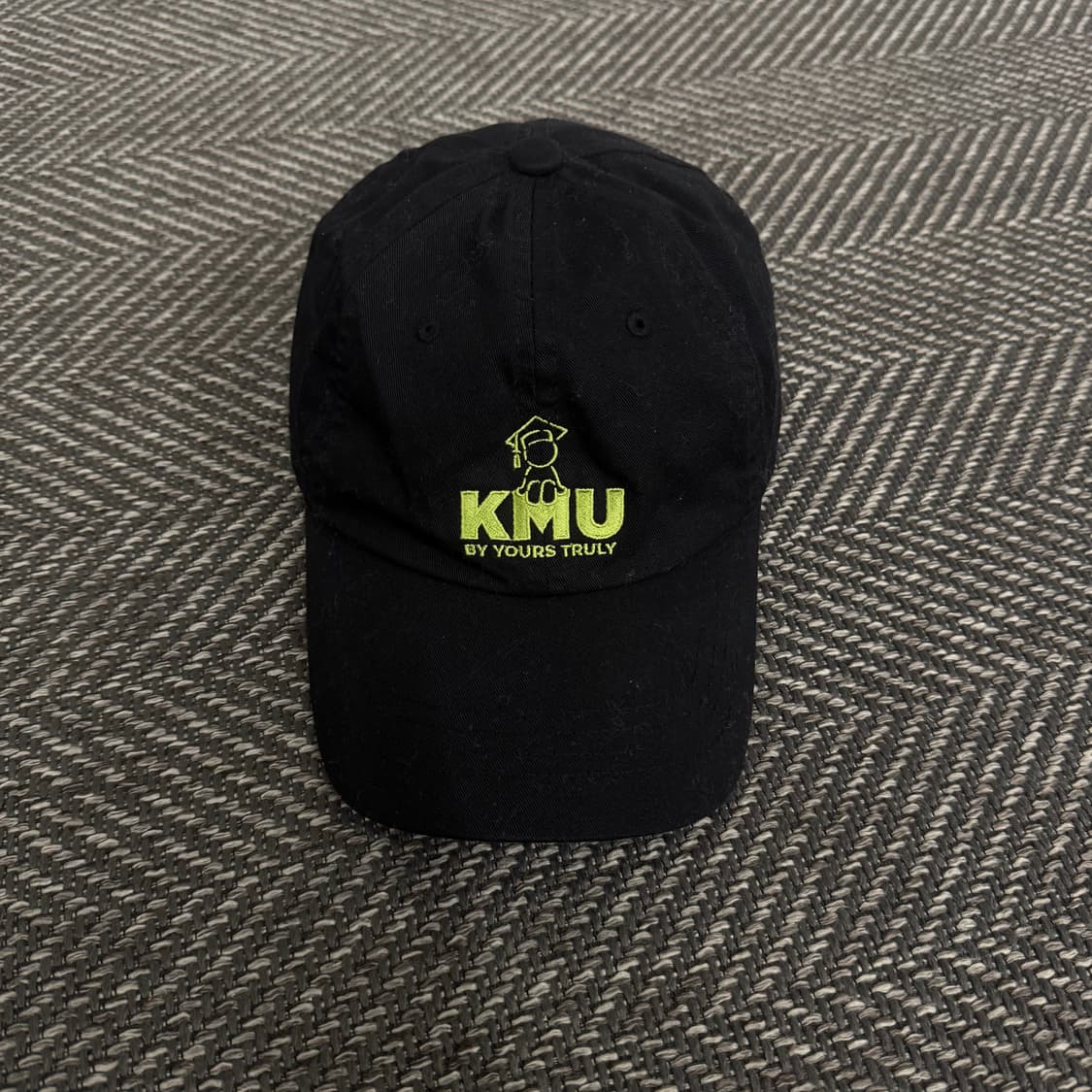 디스이즈네버댓 KMU 블랙 볼캡 모자 (OS) 상품이미지1