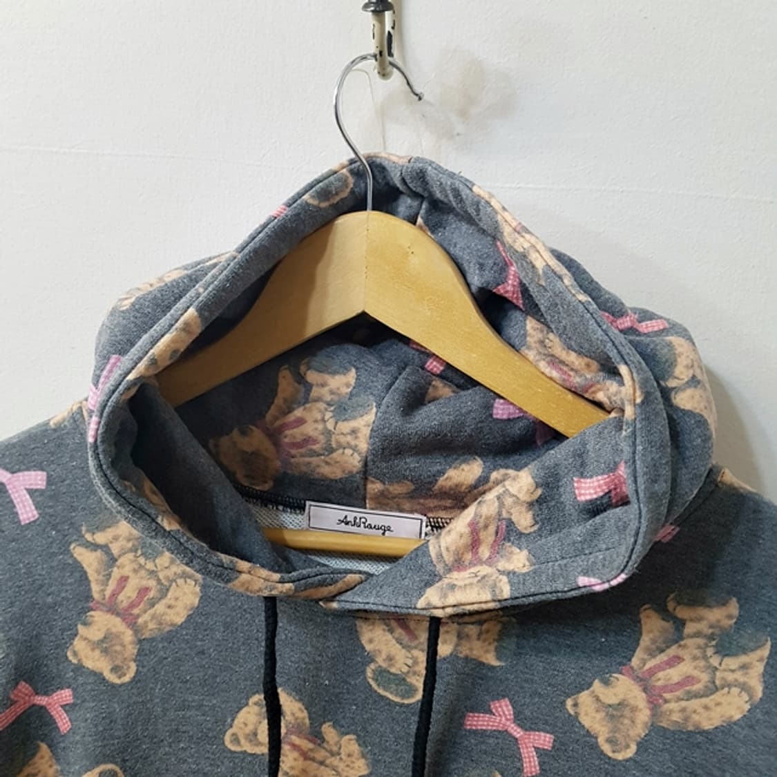 Ank Rauge 오버핏 후드 티셔츠 원피스 상품이미지2