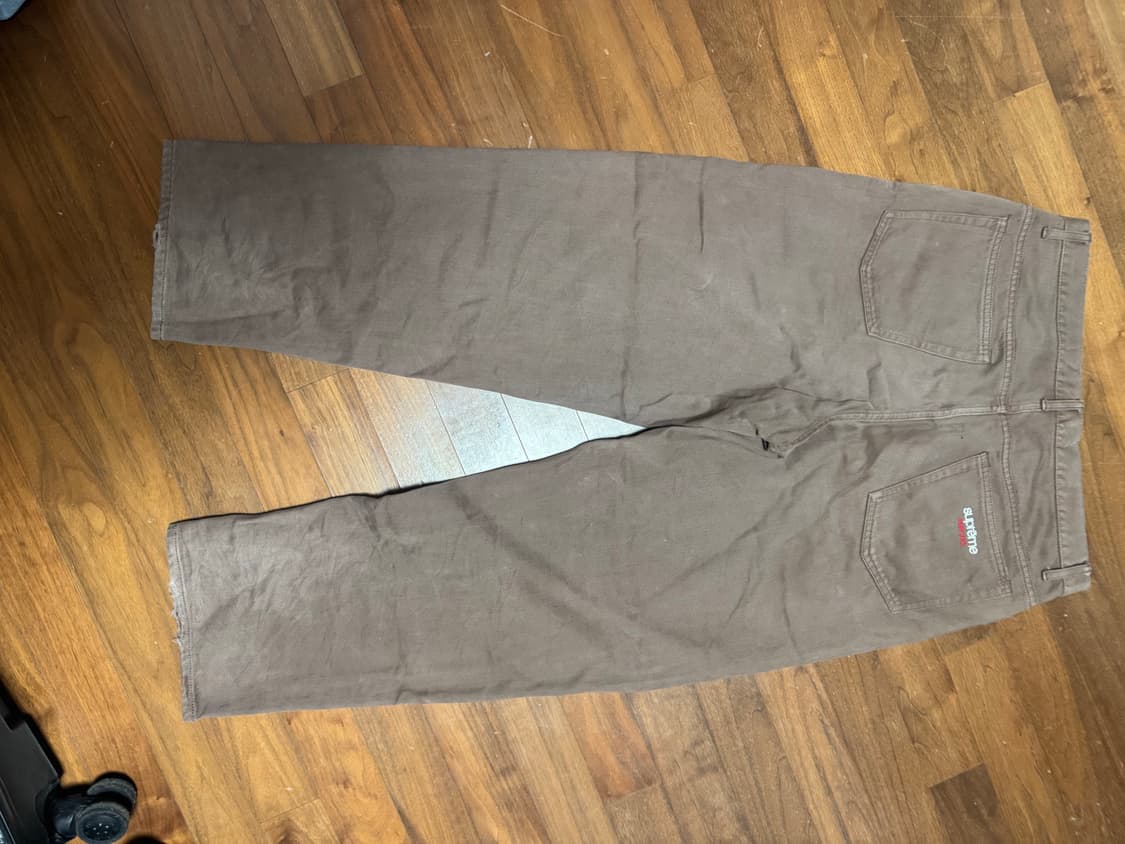 슈프림 23fw 배기진 라이트 브라운 상품이미지6