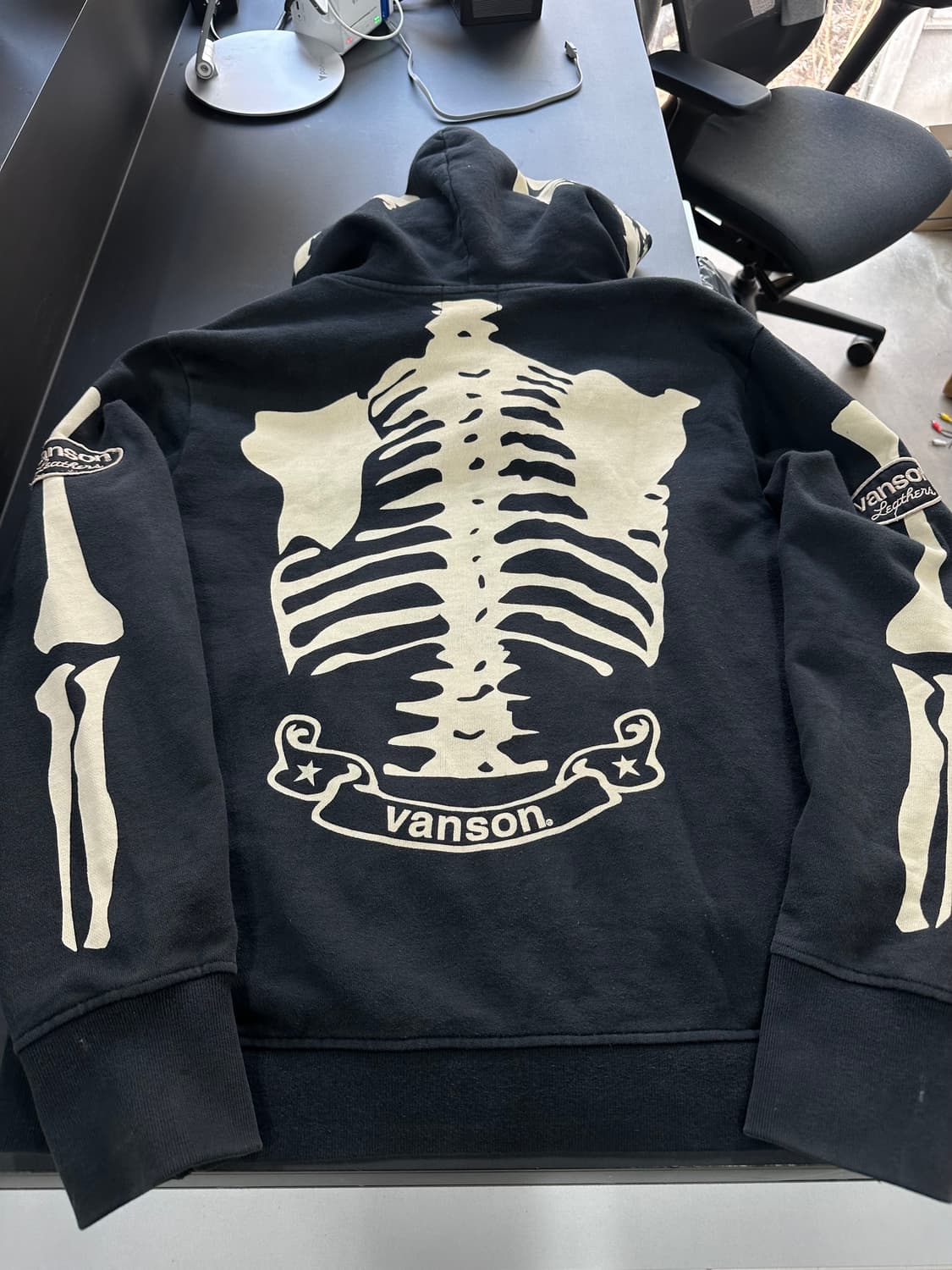 벤슨 넥핸드워머 본 스켈레톤 후드집업 상품이미지7