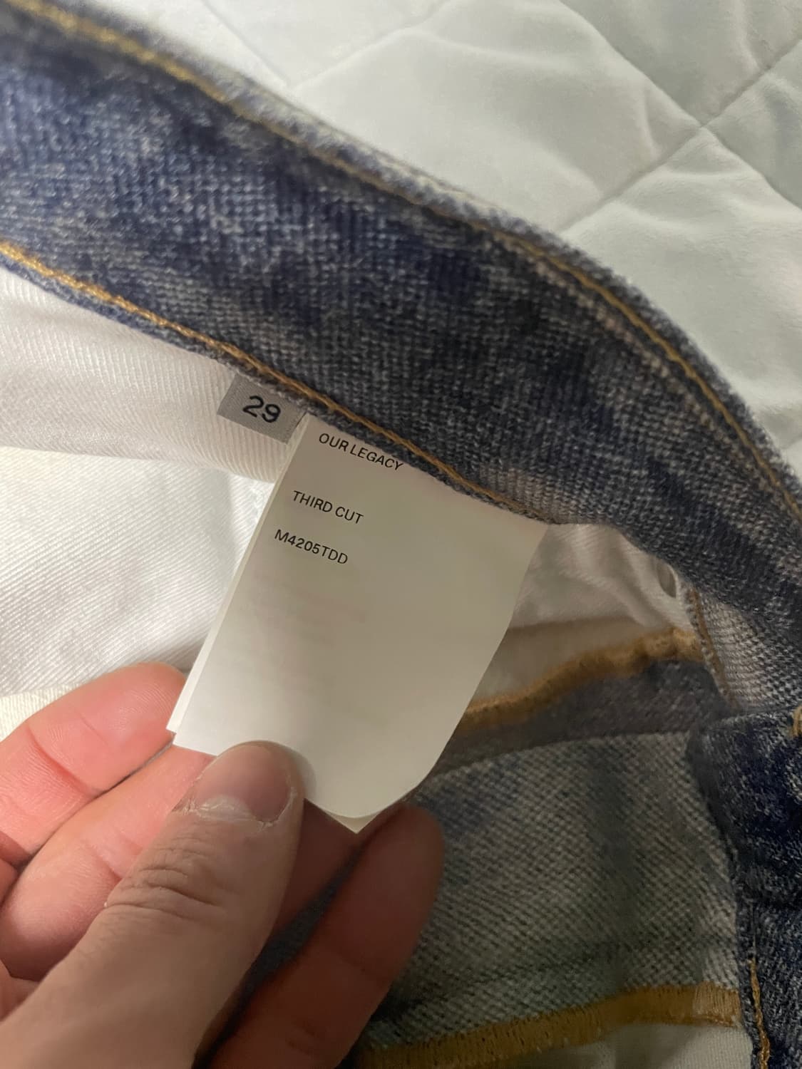 아워레가시 써드컷 디지털 데님 프린트 (29size) 상품이미지3