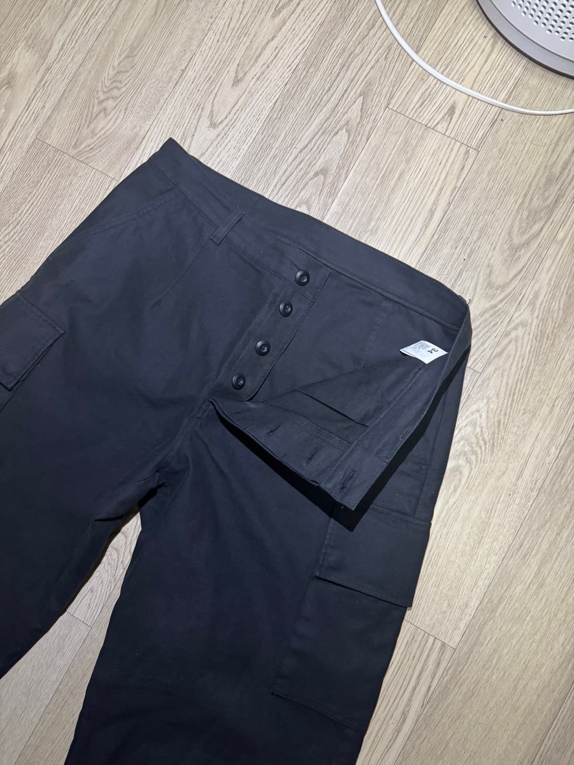 Mudule 머듈 MER 카고 팬츠 noir E fit 블랙 상품이미지2