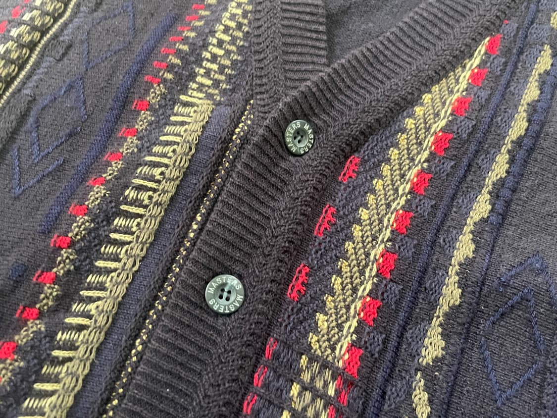 마스터스 패턴 니트 베스트 J03578 상품이미지2