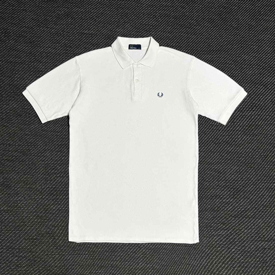 [L] Fred Perry 프레드페리 화이트 와플 반팔 카라티 상품이미지1