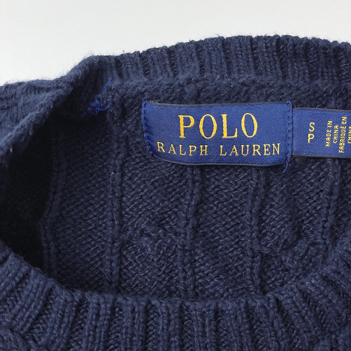 [택포] 폴로 랄프로렌 꽈배기 니트 S 상품이미지4