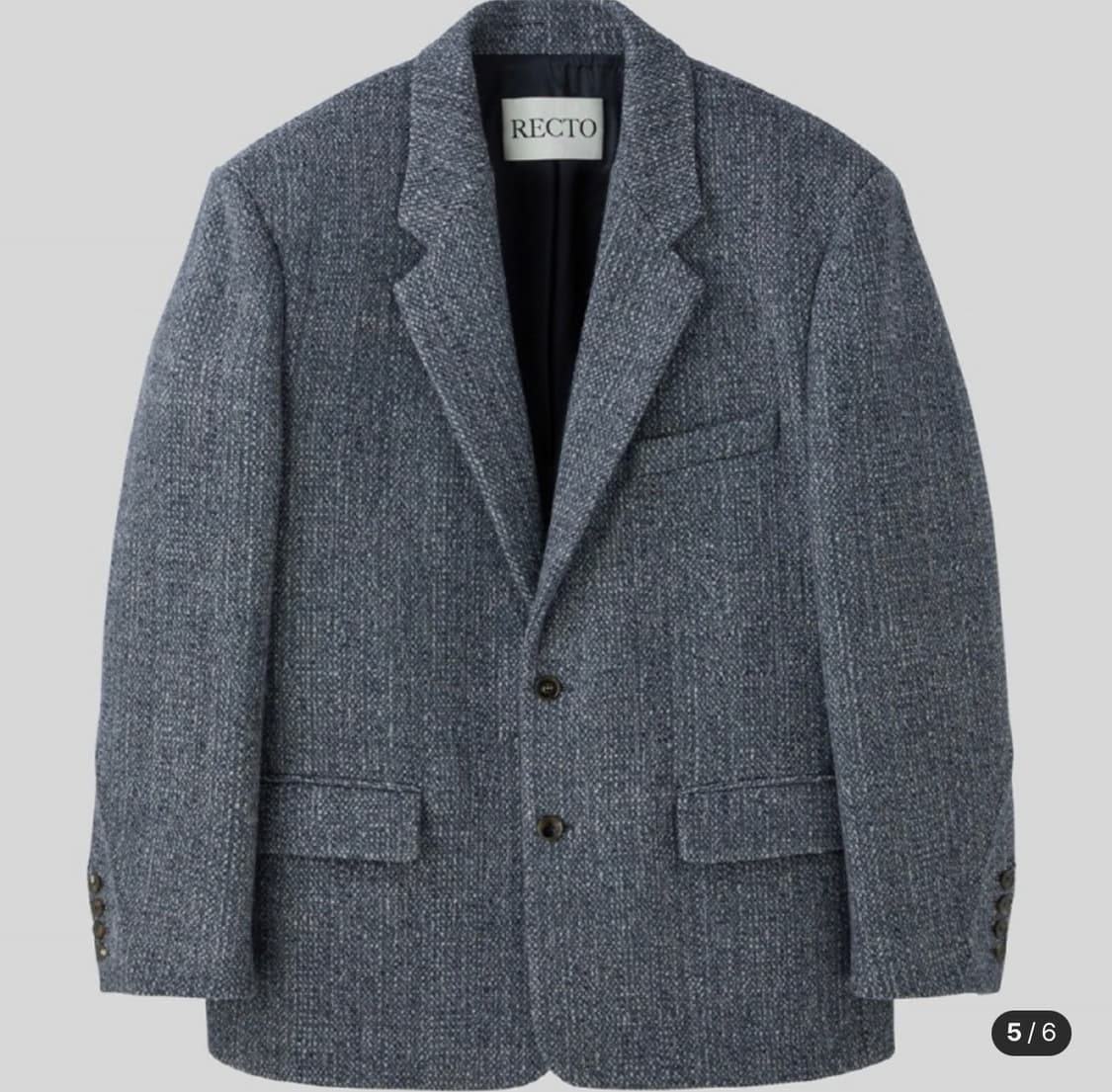 [S] 렉토 24FW 서스테이너블 울 블렌드 싱글자켓 팝니다 상품이미지1