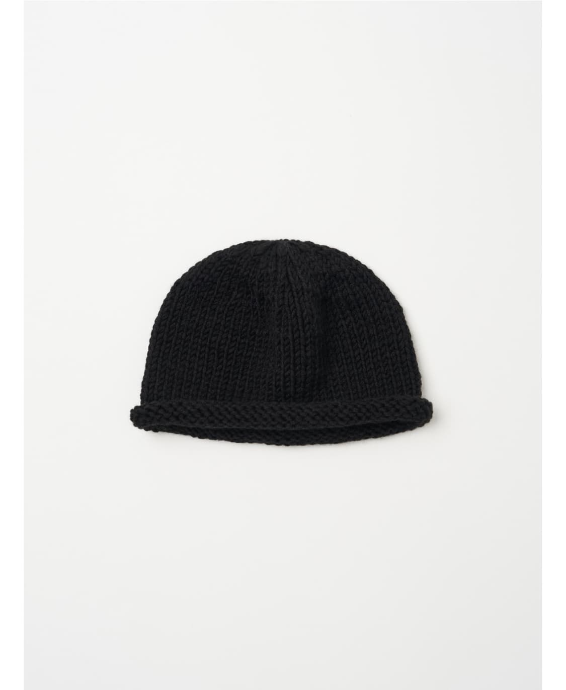 HANDMADE WOOL BEANIE IN BLACK 상품이미지2