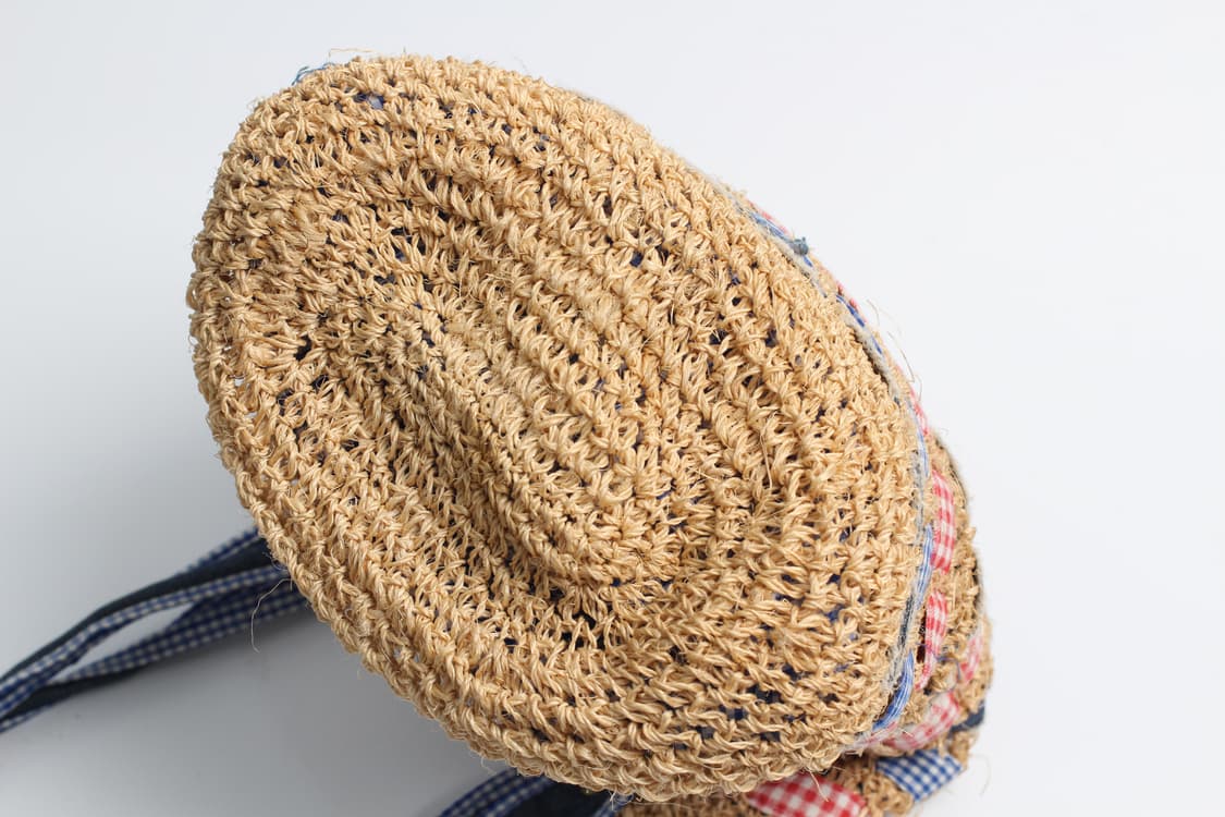  Rafia Weaving Gingham tote bag 상품이미지9