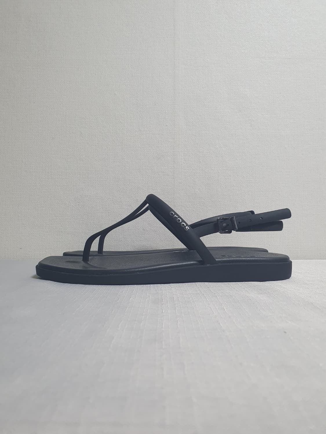 240mm 크록스 마이애미 통 플립플랍 블랙  상품이미지6