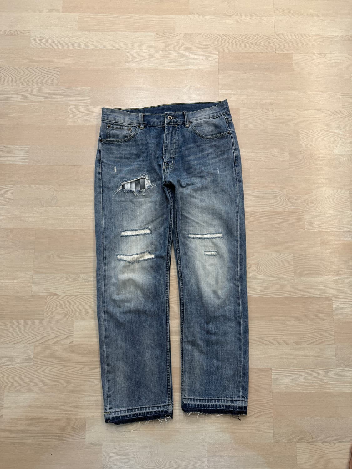 네이버후드 17aw 블루셀비지 데님 14온즈 34사이즈 상품이미지1