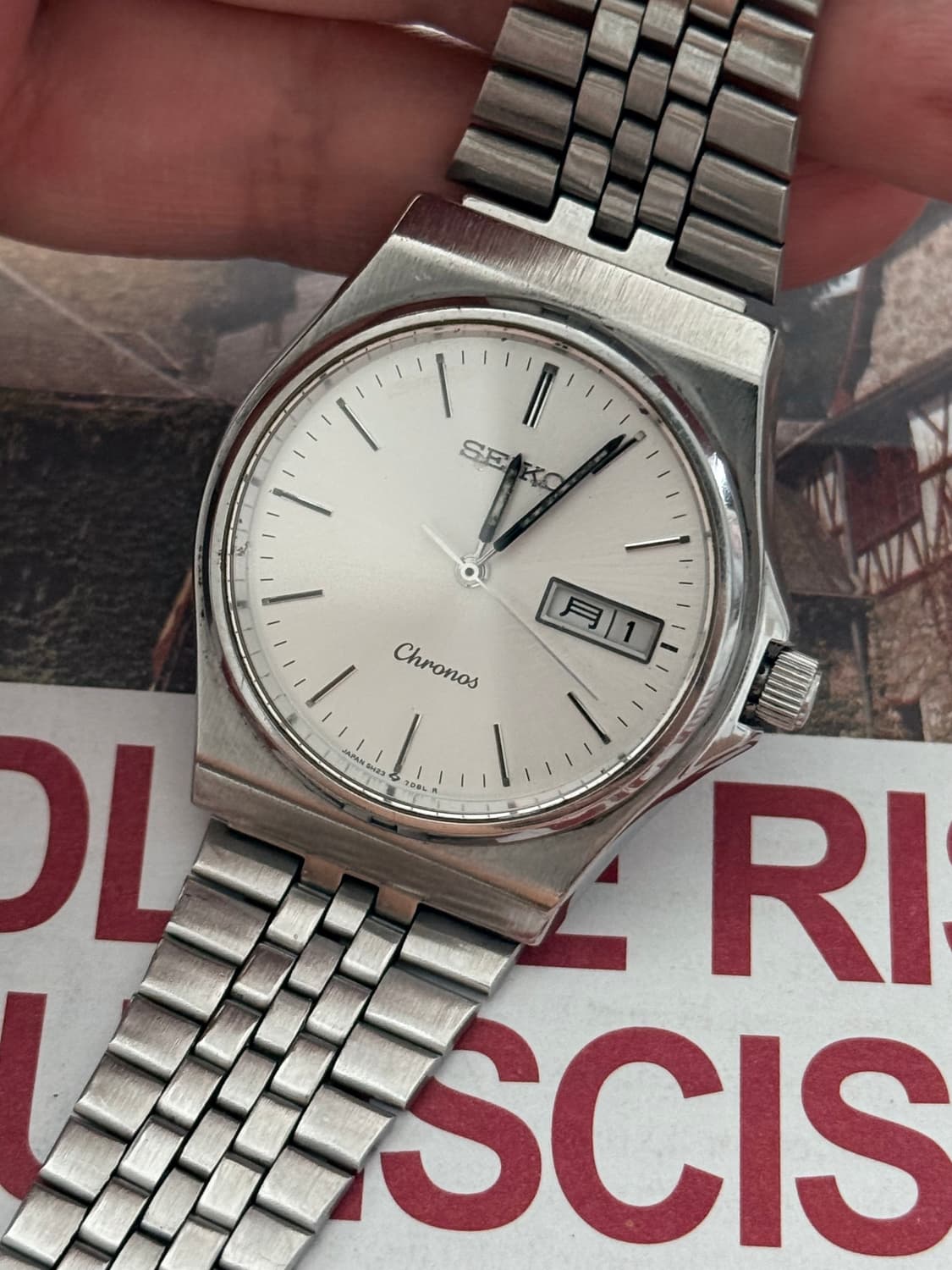 Seiko 세이코 Chronos 쿼츠 Day-Date 상품이미지3