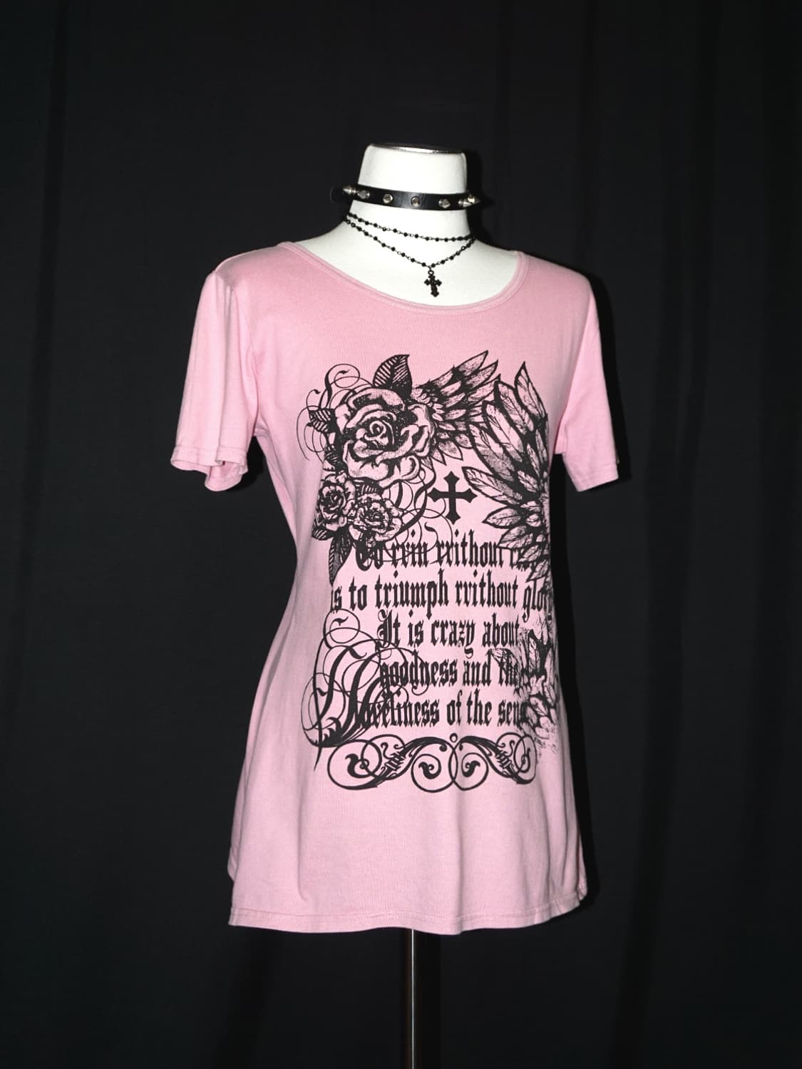 gothic lettering graphic t  상품이미지2