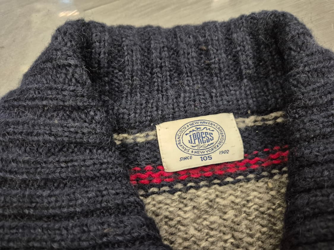 90s 제이프레스 하프 짚업 니트 상품이미지6