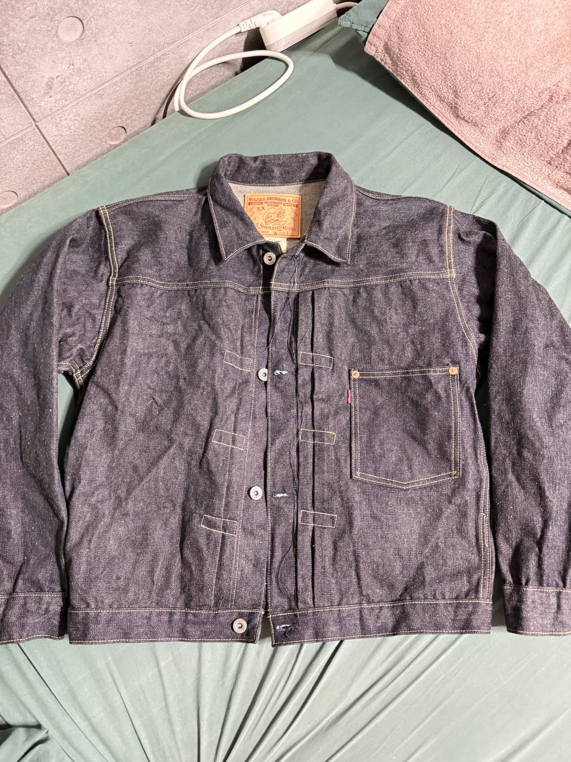 브론슨 데님 1세대 자켓 대전판 S806XX 상품이미지1