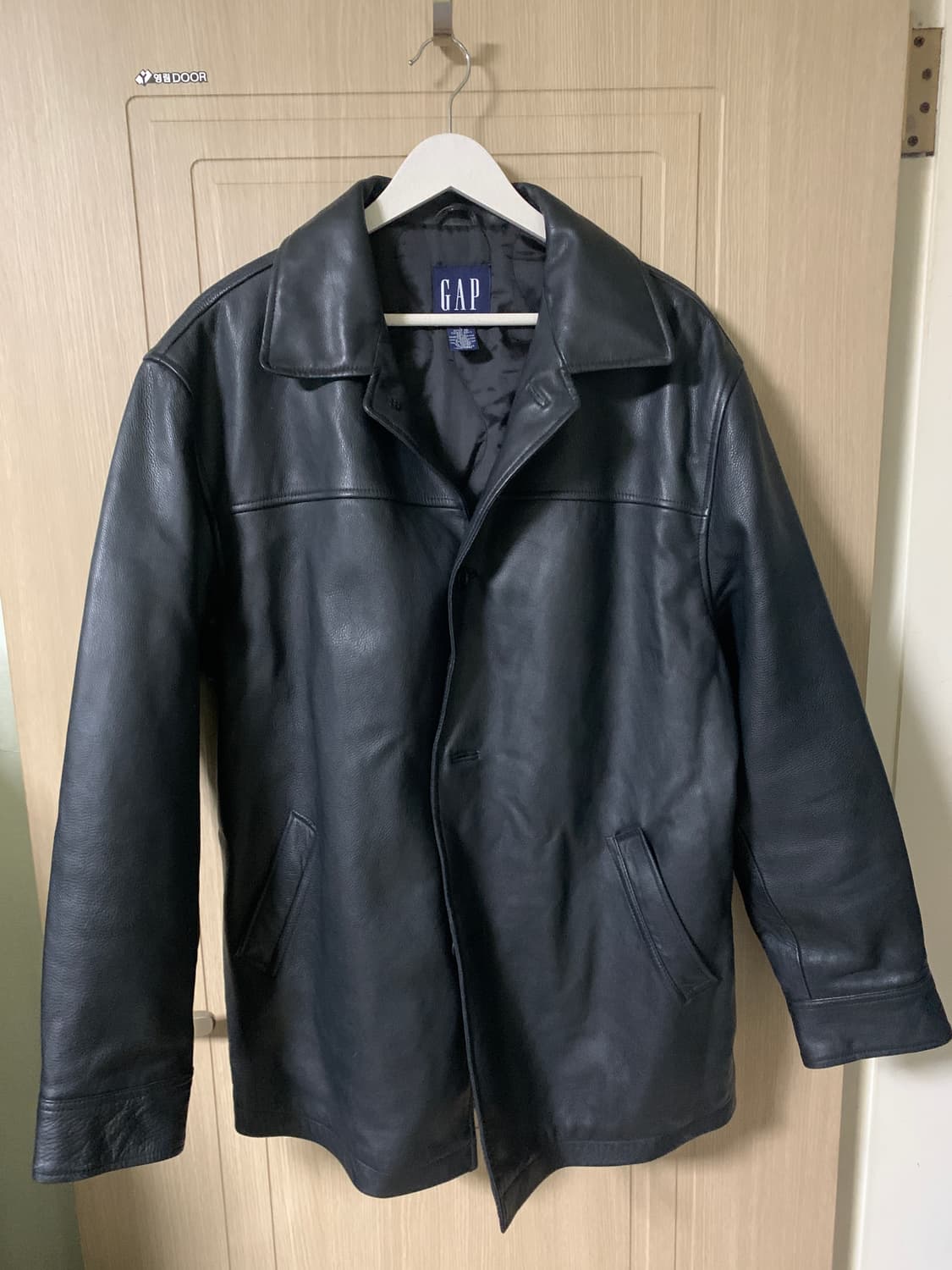 올드 갭 레더 가죽 카 코트 L 상품이미지1