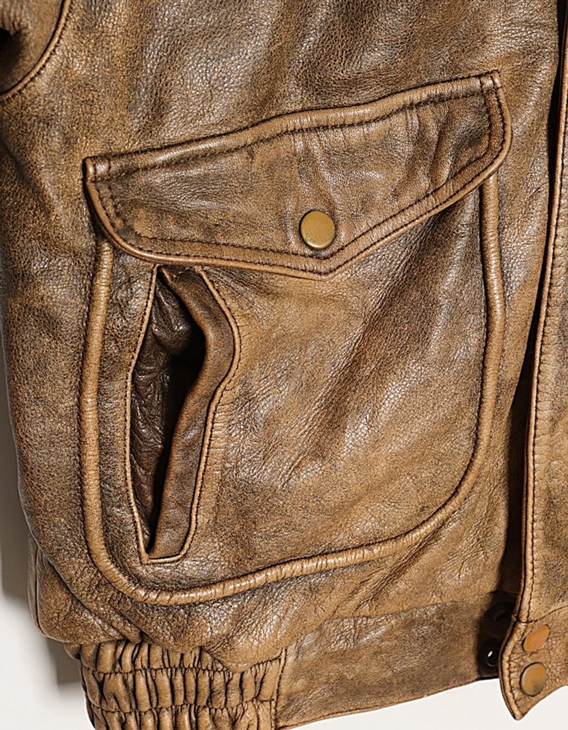 90's Vintage G-1 Leather Jacket 상품이미지4