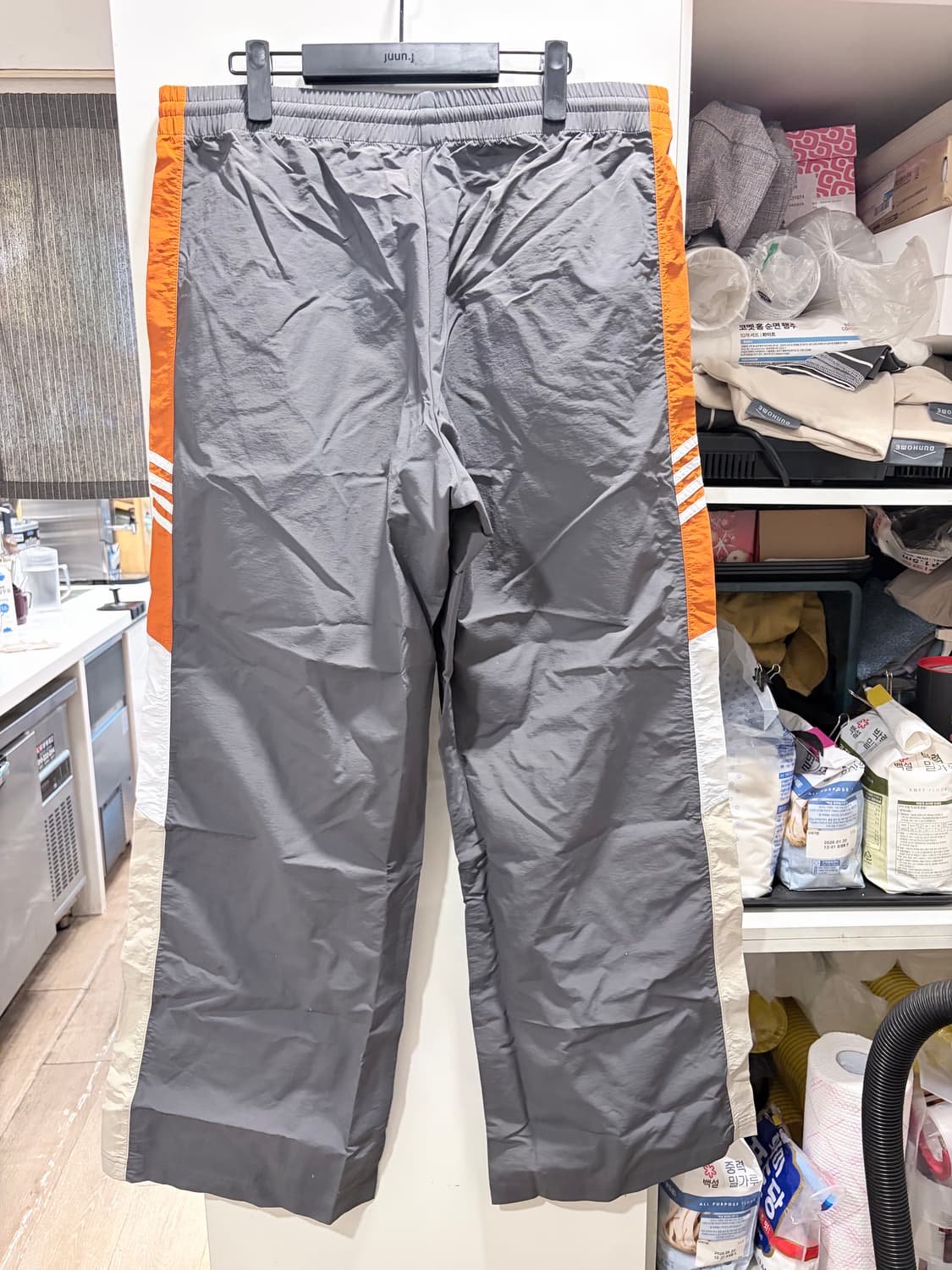 마틴로즈 와이드 레그 트랙 팬츠 L사이즈 상품이미지2