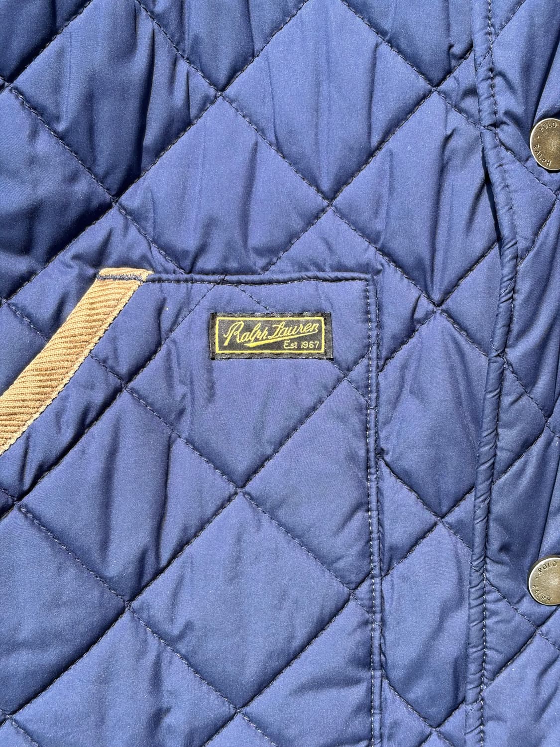 폴로 랄프로렌 코듀로이 퀼팅 자켓 상품이미지3