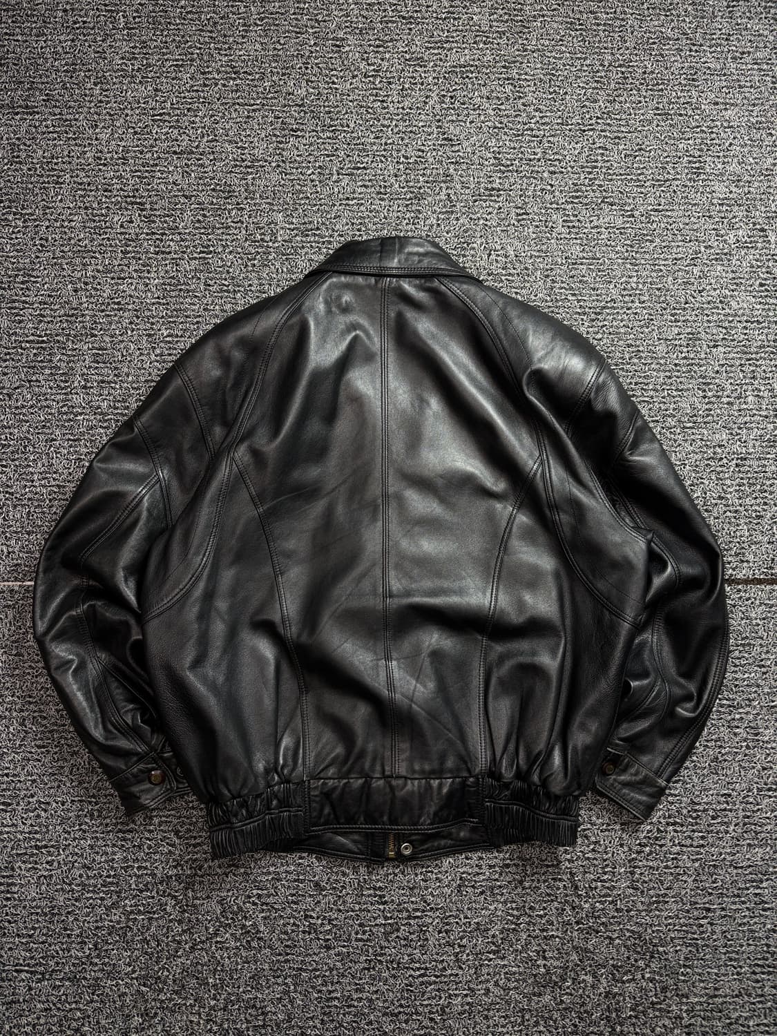 BIGBEN 아카이브 램스킨 레더 봄버자켓 2124 상품이미지4