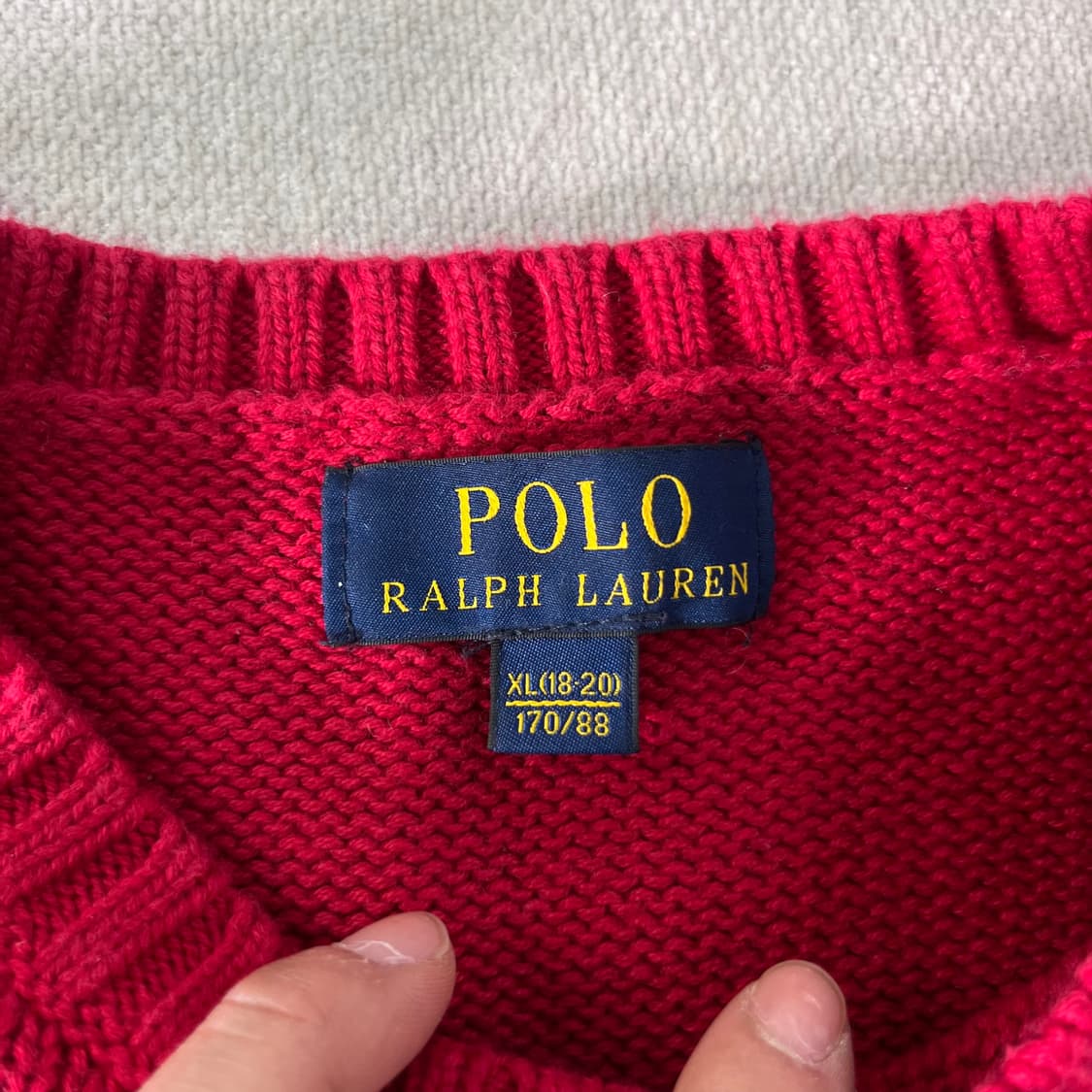 95 폴로랄프로렌 스트라이프 코튼 니트 상품이미지4