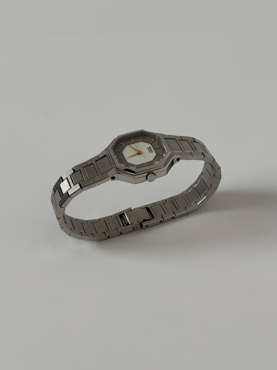 1980s Pearl Dial Silver Ladies Quartz 상품이미지5