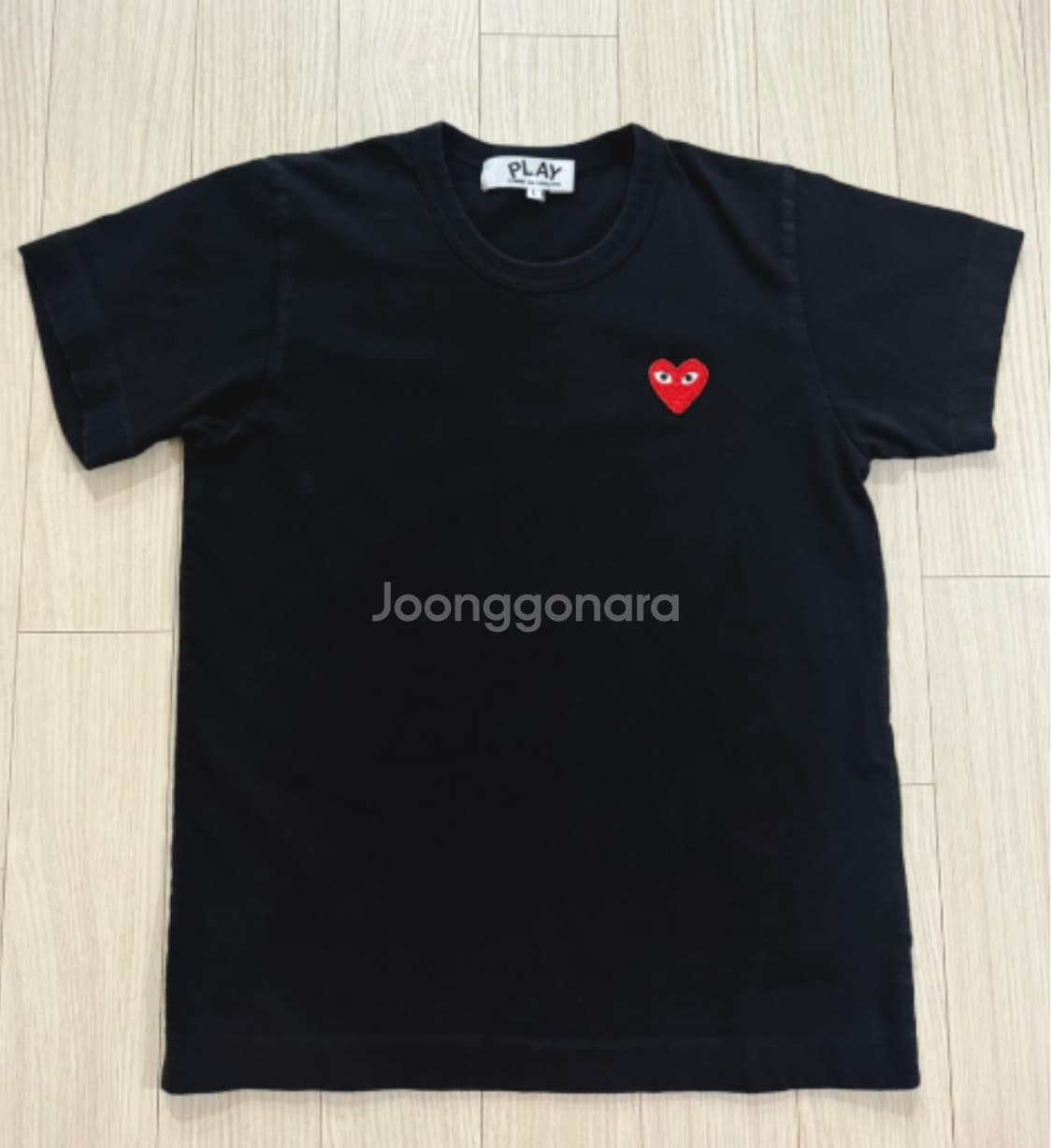 꼼데가르송 블랙 반팔  상품이미지1