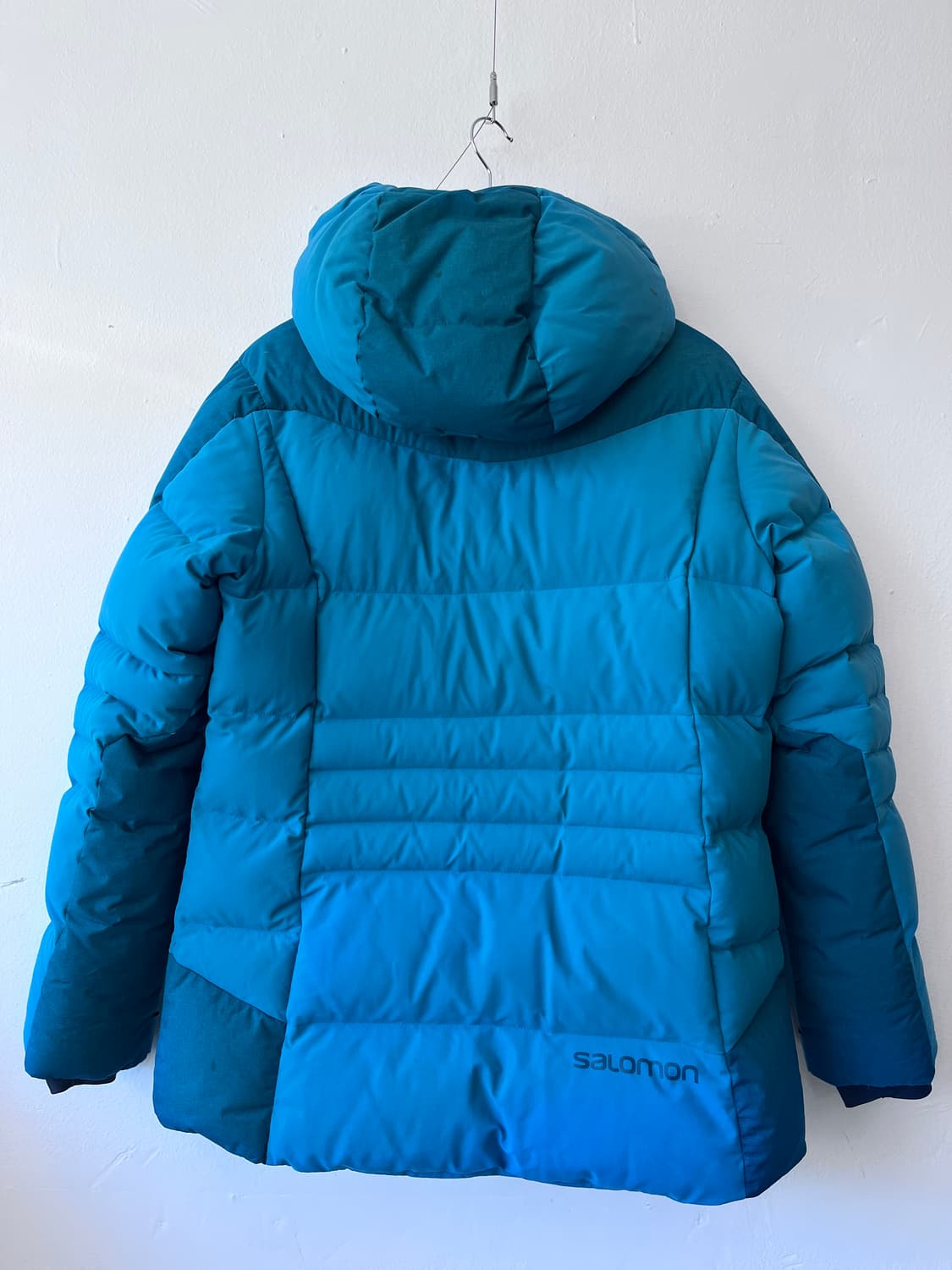 살로몬 남성 블루구스다운패딩 105사이즈 상품이미지3