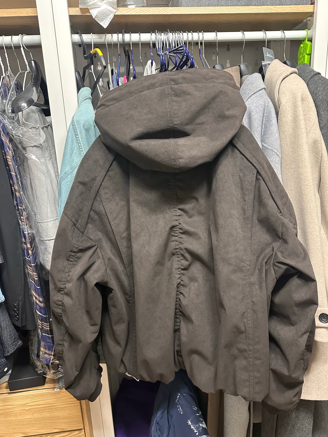 25 FW 준지 울트라 스웨이드 후드집업 50 상품이미지6