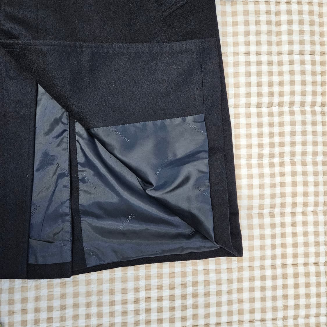 갤럭시 카디널 캐시미어100 롱 코트 남자100 상품이미지5