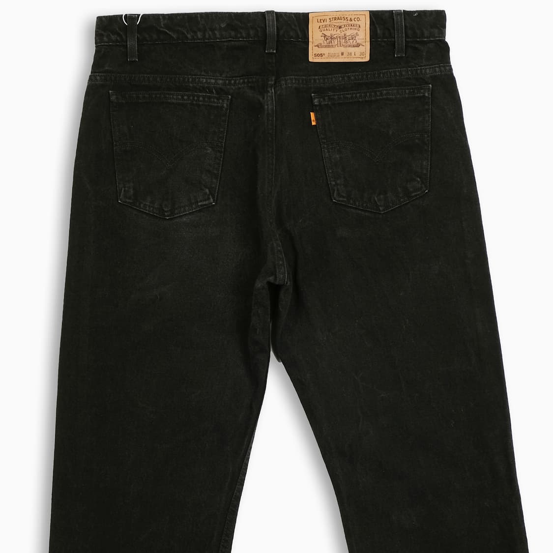 리바이스 505 오렌지탭 흑청 블랙진 90s 36인치 OR50538104 상품이미지6