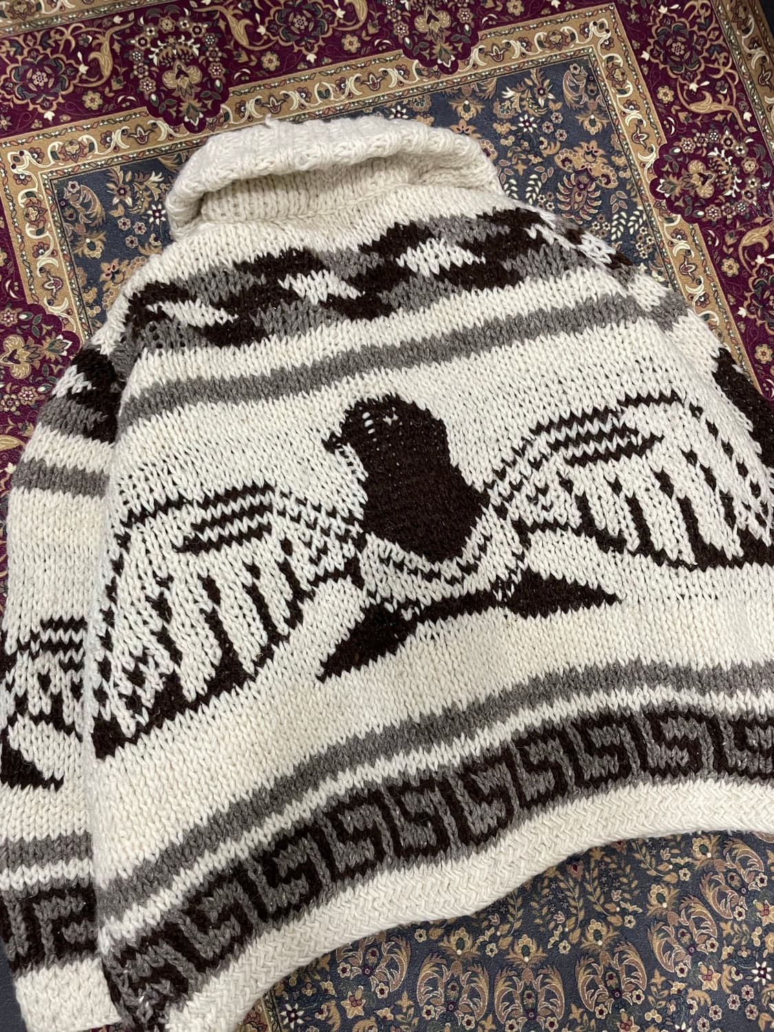 (빈티지)NATRAJ 숄카라 울 코위찬 상품이미지9