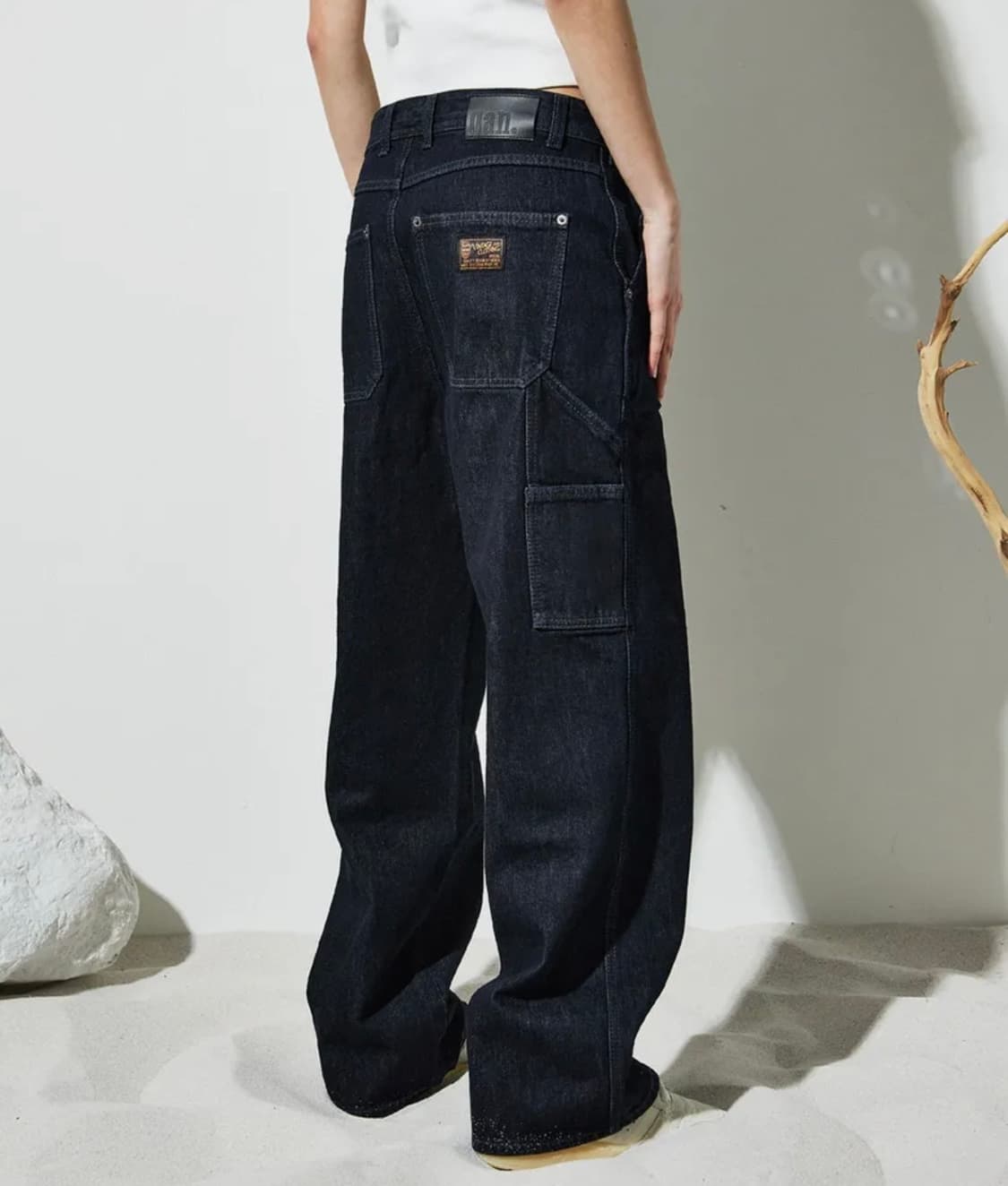 파번 7505 카펜터 와이드핏 다크인디고 데님팬츠 28 상품이미지2