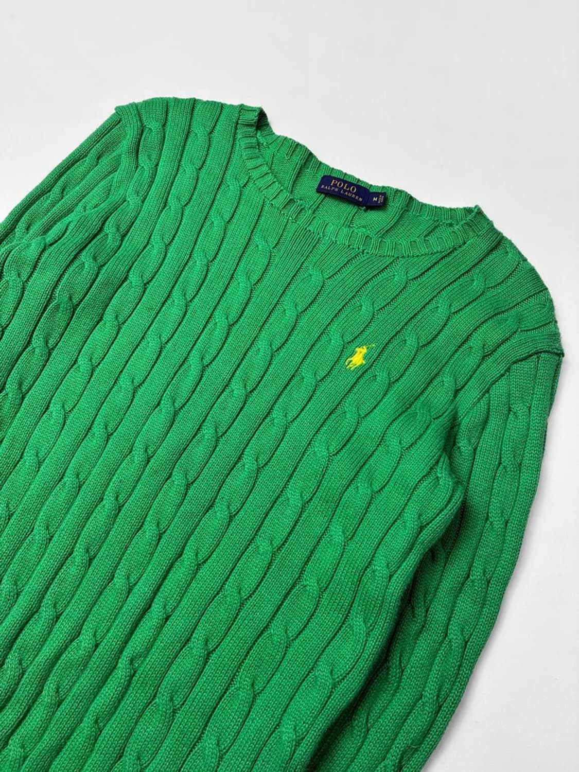 폴로 랄프로렌 꽈배기 코튼 포니 로고 니트 PN5335 상품이미지2