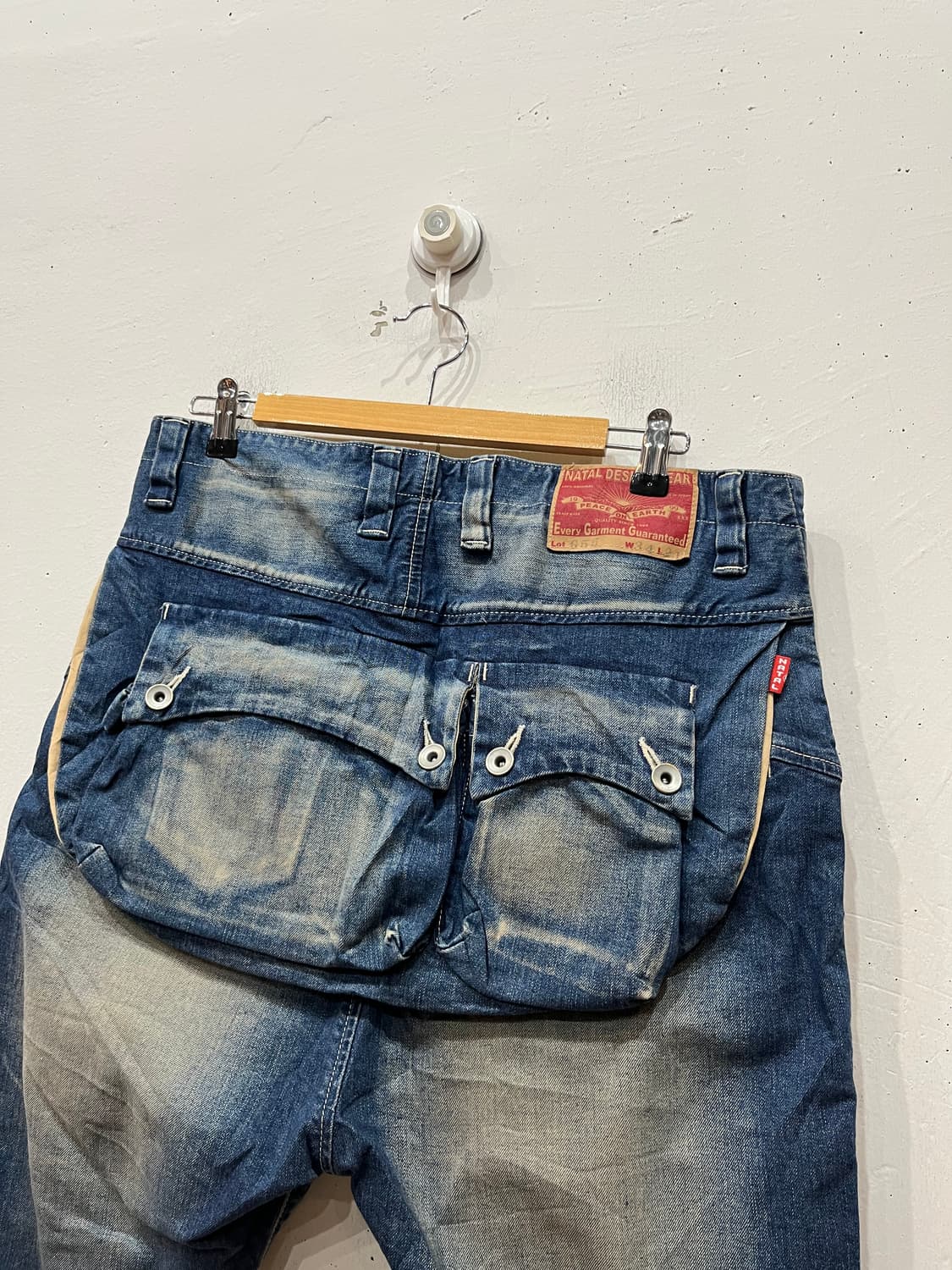 NATAL DESIGN G55 사루엘 몽키 데님 팬츠 Made JAPAN 상품이미지4