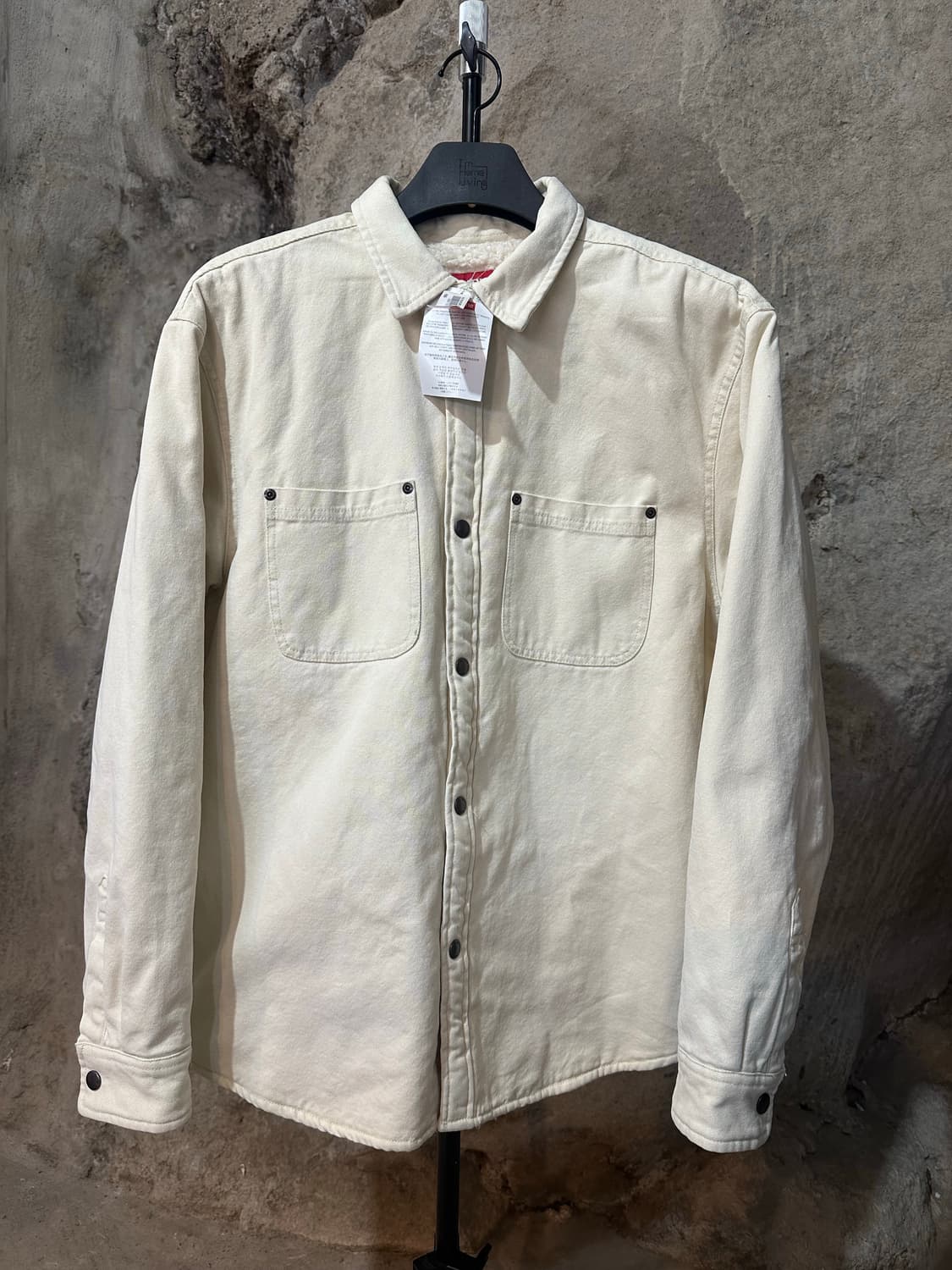 슈프림 포우 셔링 라인드 워크 셔츠 새상품 상품이미지3