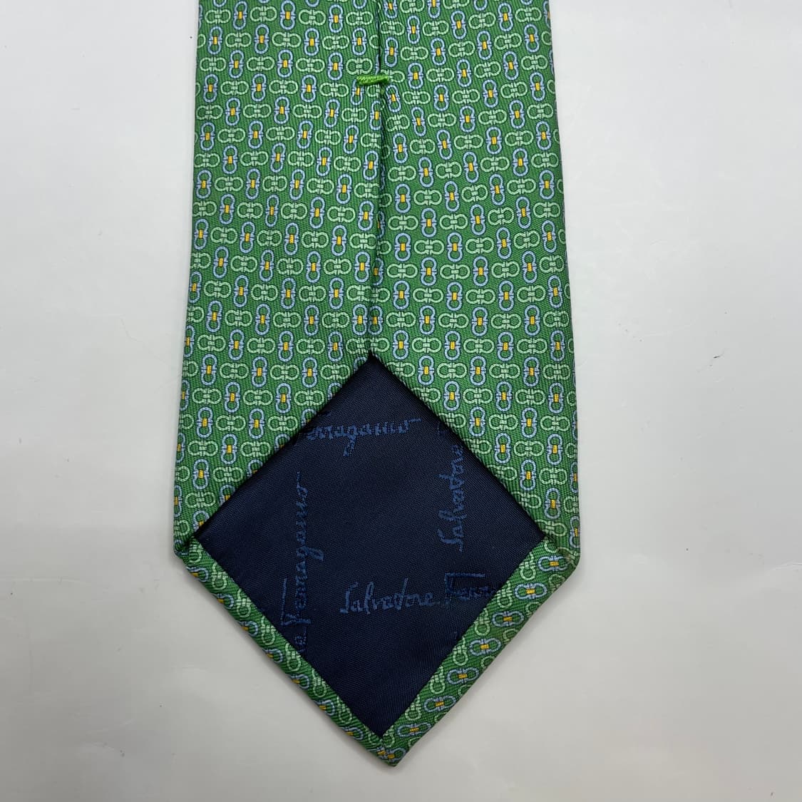 824) (Ferragamo) 살바토레페레가모 패턴 넥타이(미세오염) 상품이미지4