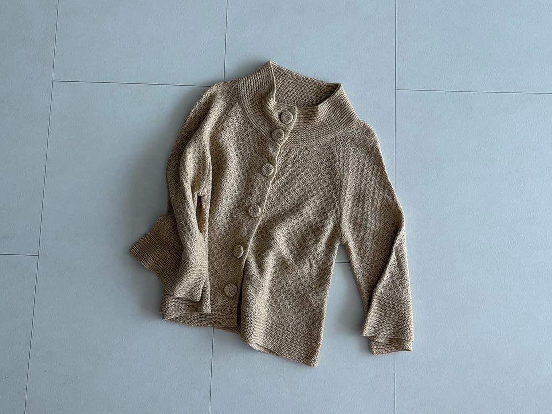 knit cape cardigan 상품이미지5