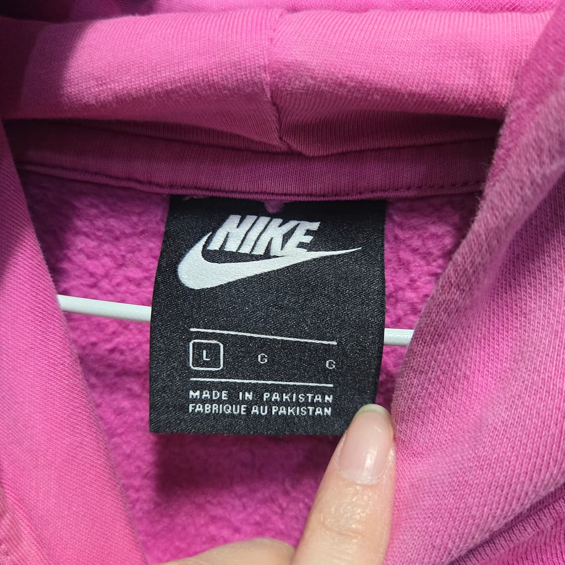 나이키 여성 기모 크롭 후드티  상품이미지5