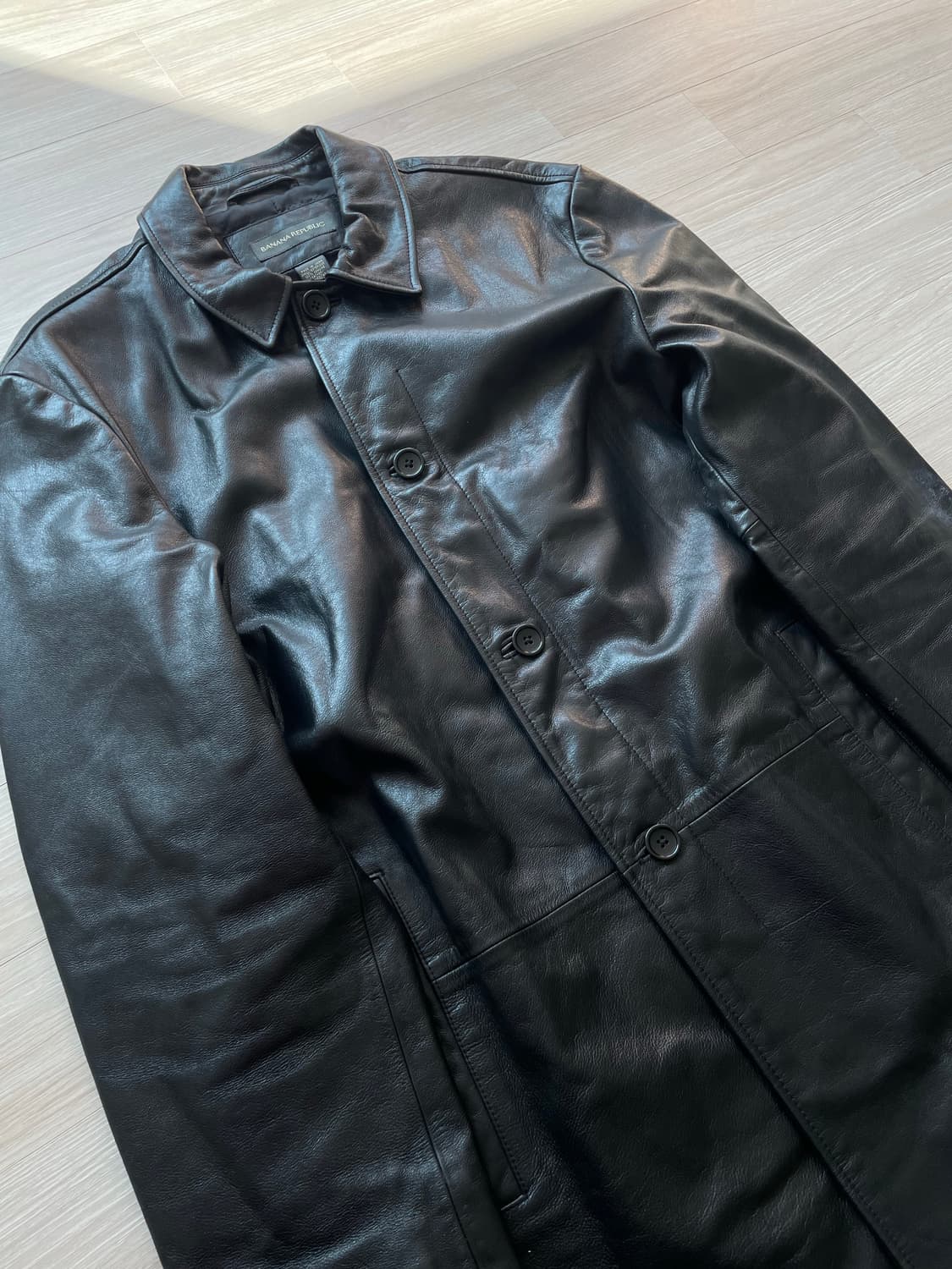 빈티지 바나나리퍼블릭 레더 카코트 상품이미지4