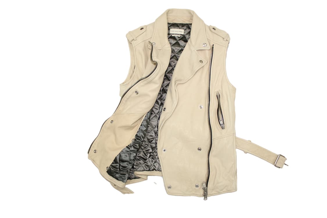 Isabel Marant 이자벨마랑 2WAY 램스킨 레더 바이커 베스트 상품이미지2