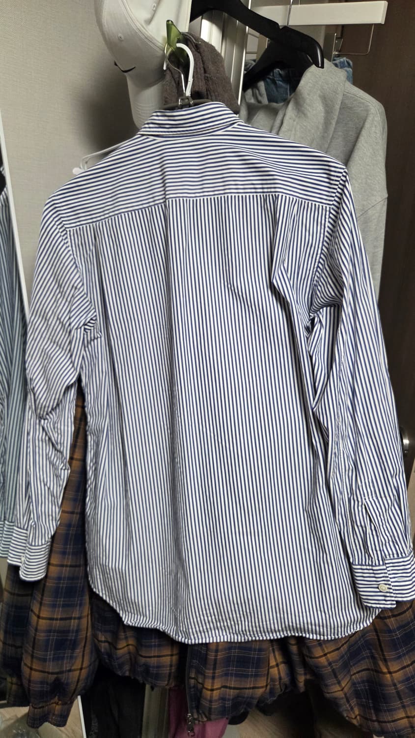 꼼데가르송 play 스트라이프 셔츠 m 블랙와펜 상품이미지3