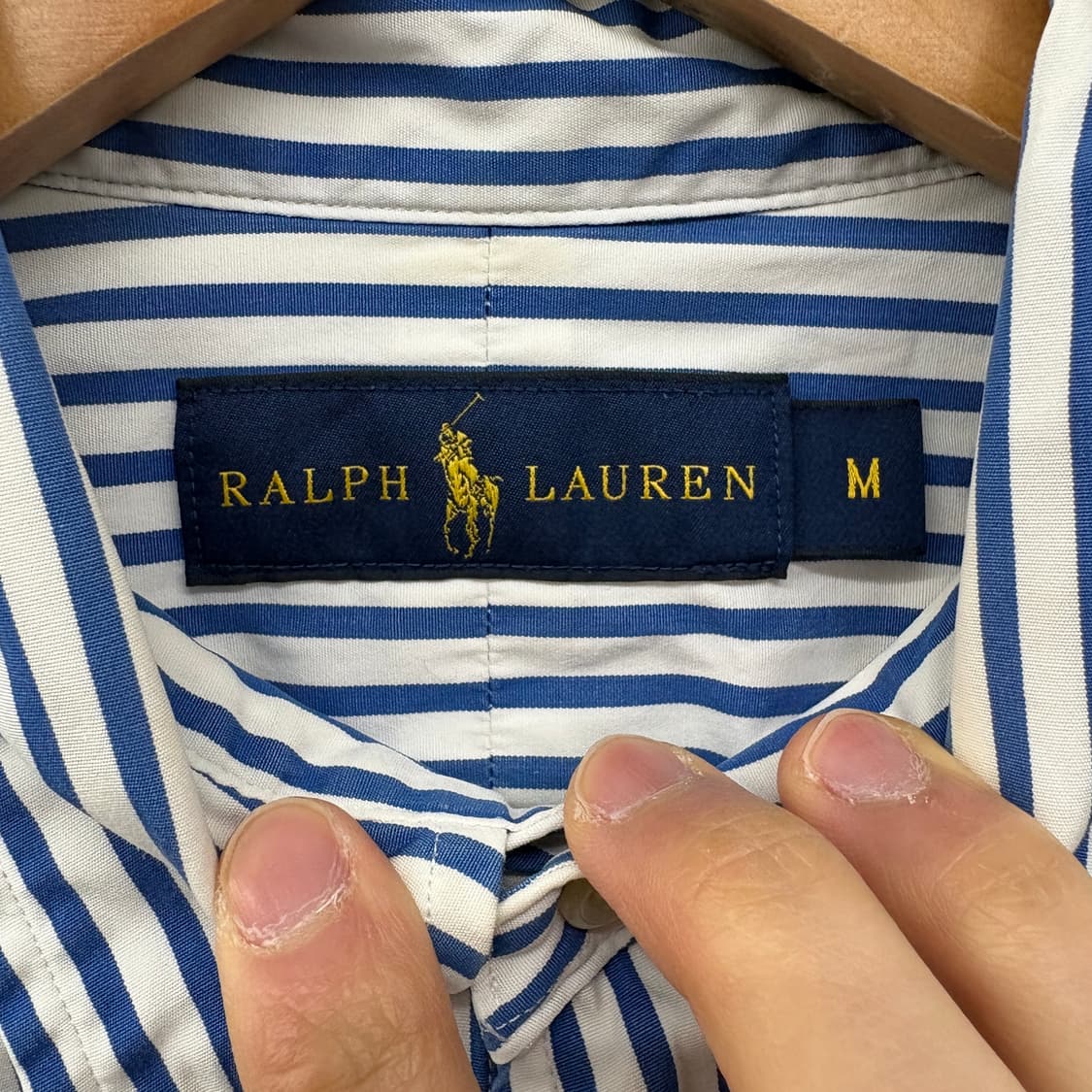 폴로 랄프로렌 스트라이프 셔츠 남m 상품이미지4