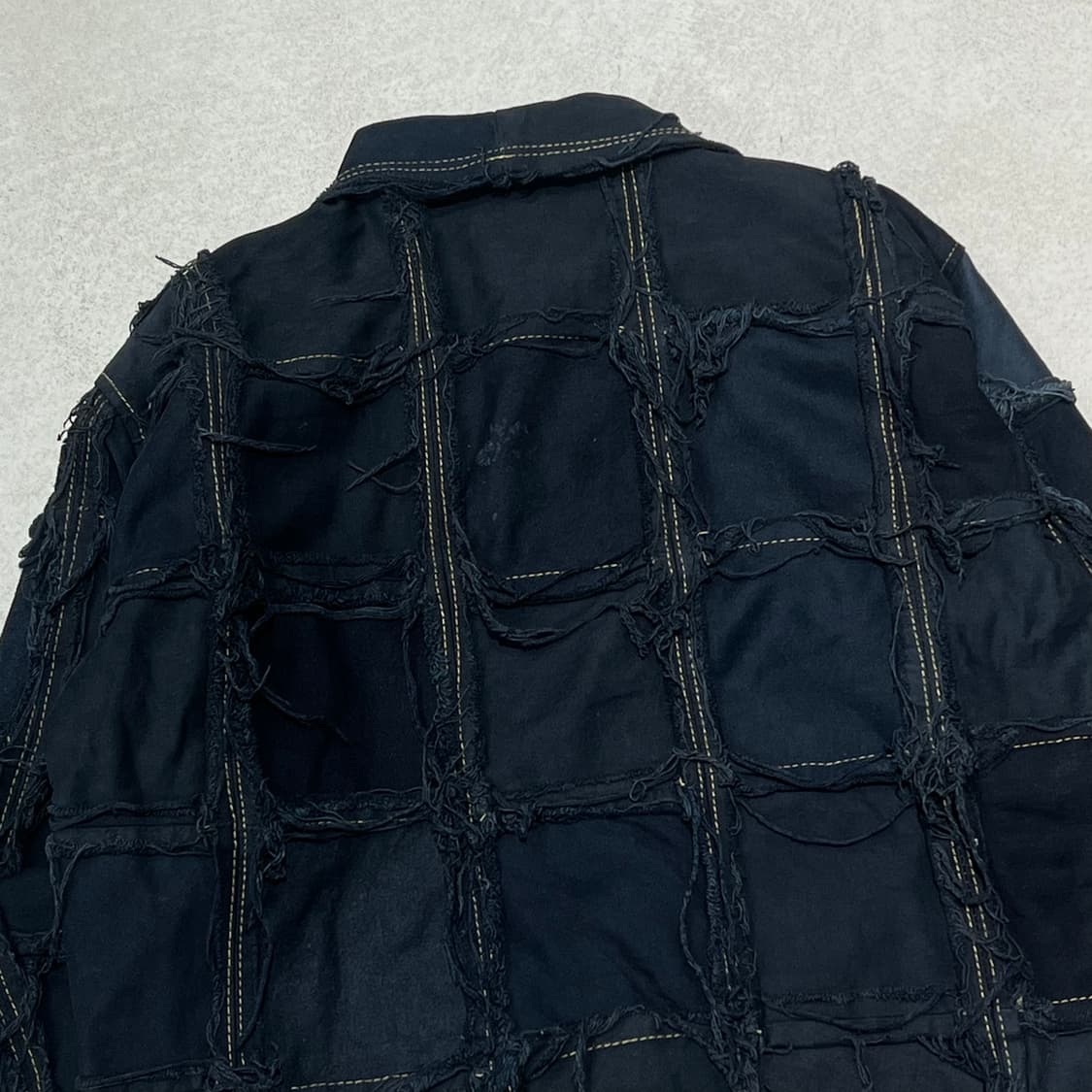 커스텀 흑청 데님자켓 s10748 상품이미지4