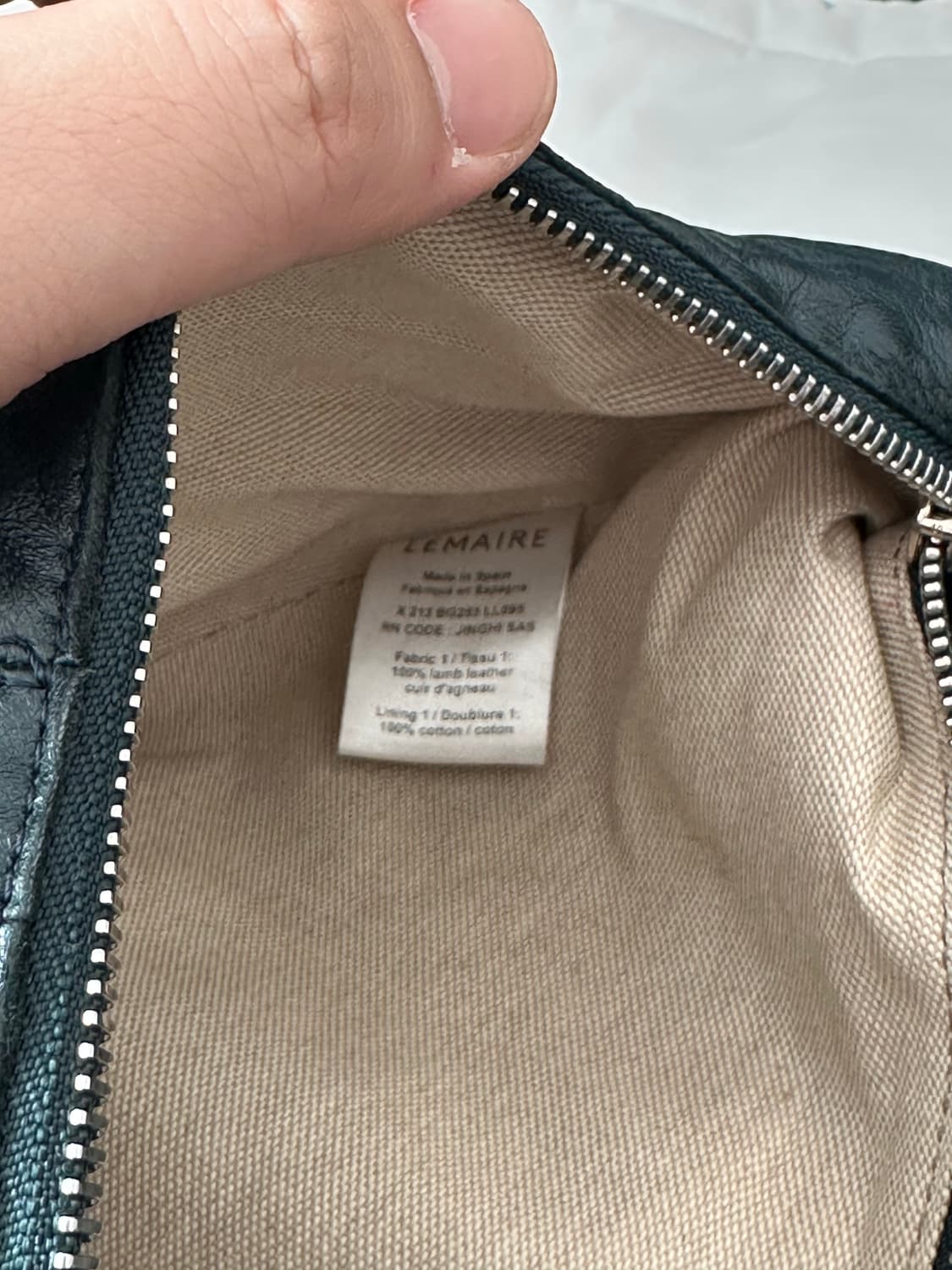 르메르 크로와상 범백 스몰 미드나잇그린 상품이미지10